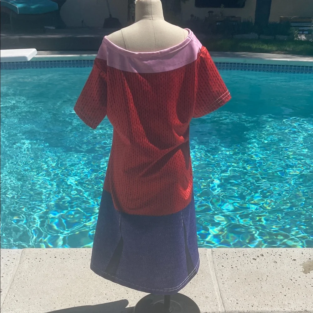 Turning Red’s Mei Mei Colorful Button-Down Dress | Size 4-5T